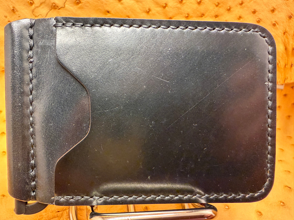 Money Clip Wallet - Horween Shell Cordovan