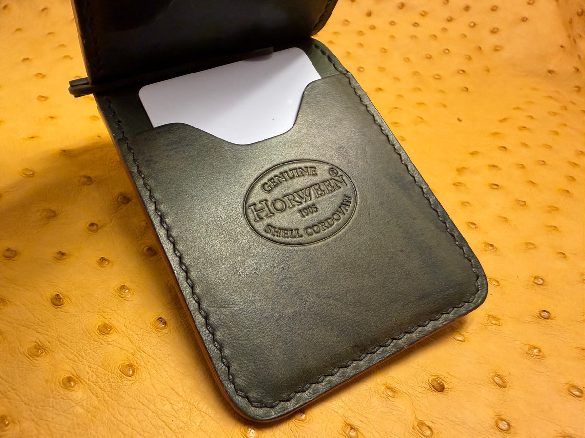 Money Clip Wallet - Horween Shell Cordovan
