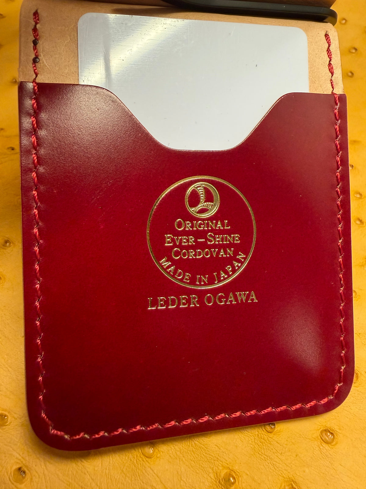 Money Clip Wallet - Leder Ogawa Shell Cordovan