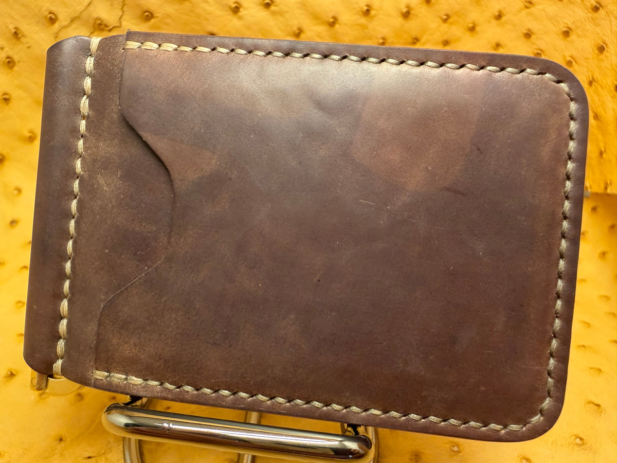 Money Clip Wallet - Yuft Shell Cordovan