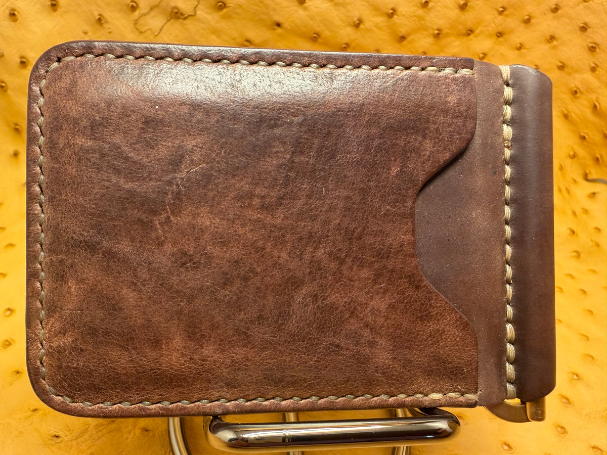 Money Clip Wallet - Yuft Shell Cordovan