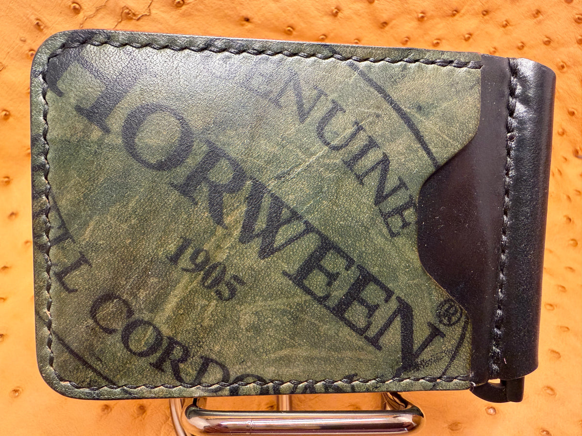 Money Clip Wallet - Horween Shell Cordovan