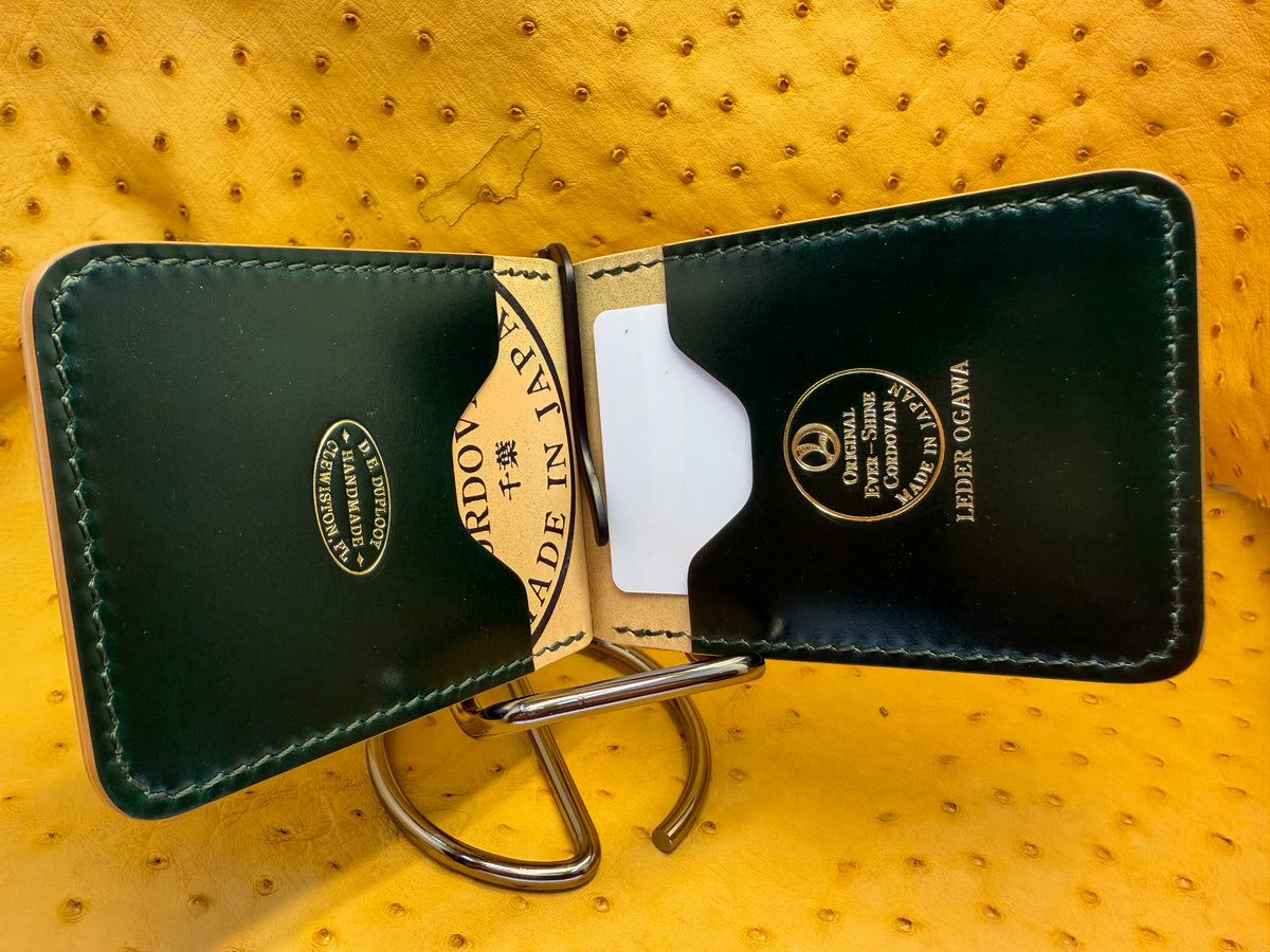 Money Clip Wallet - Leder Ogawa Shell Cordovan