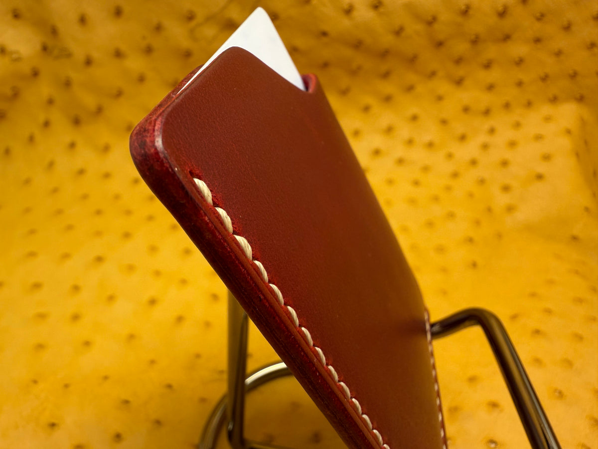 One-Slot Card Holder - Horween Cavalier