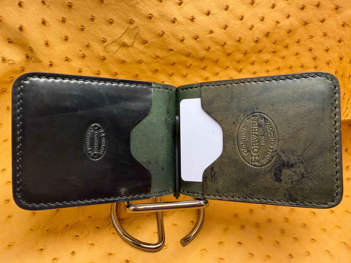 Money Clip Wallet - Horween Shell Cordovan