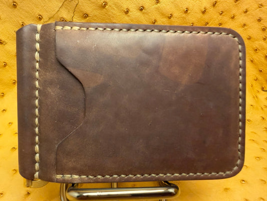 Money Clip Wallet - Yuft Shell Cordovan