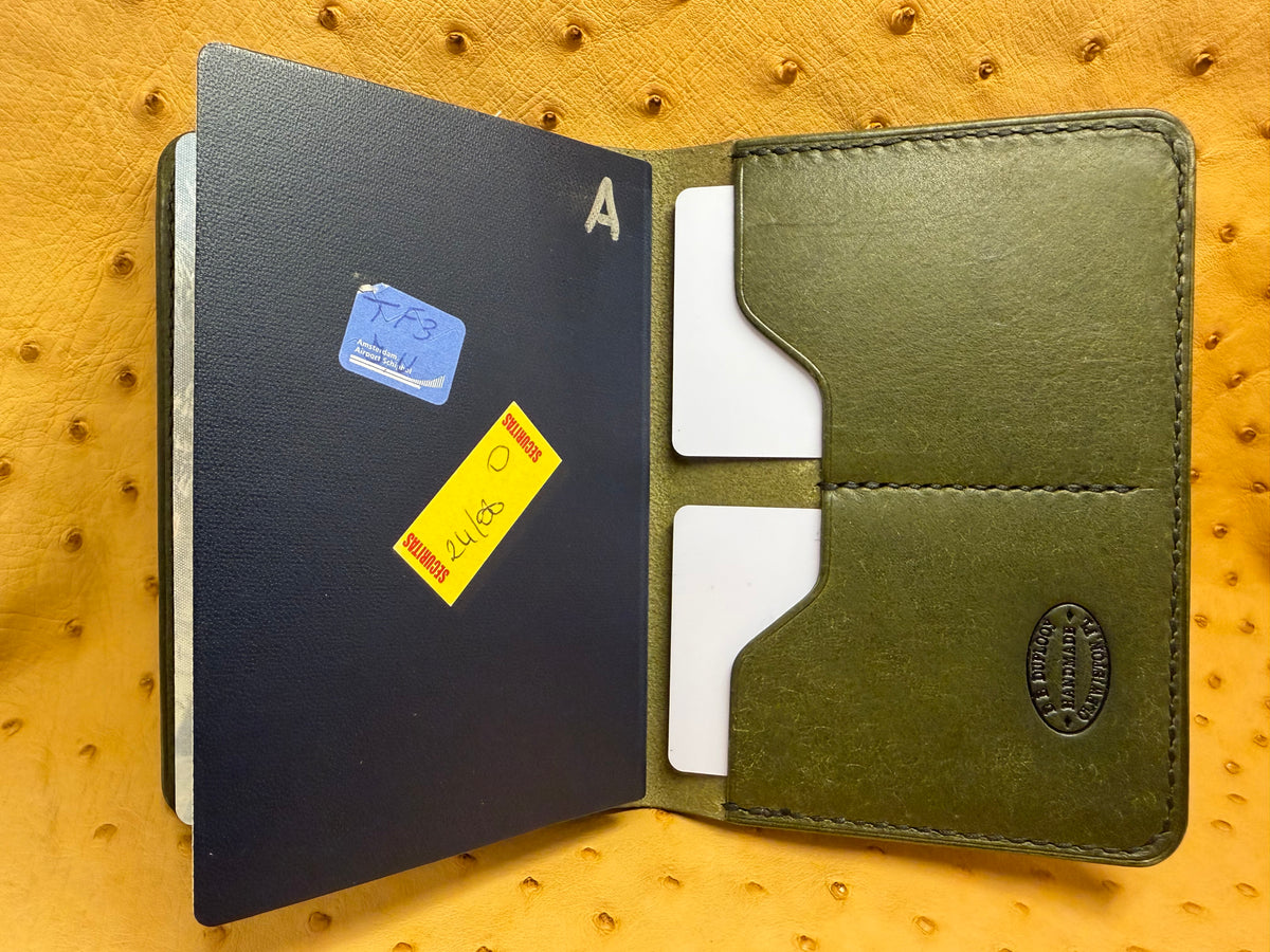 Passport Holder with Large Rear Pocket - Badalassi Pueblo